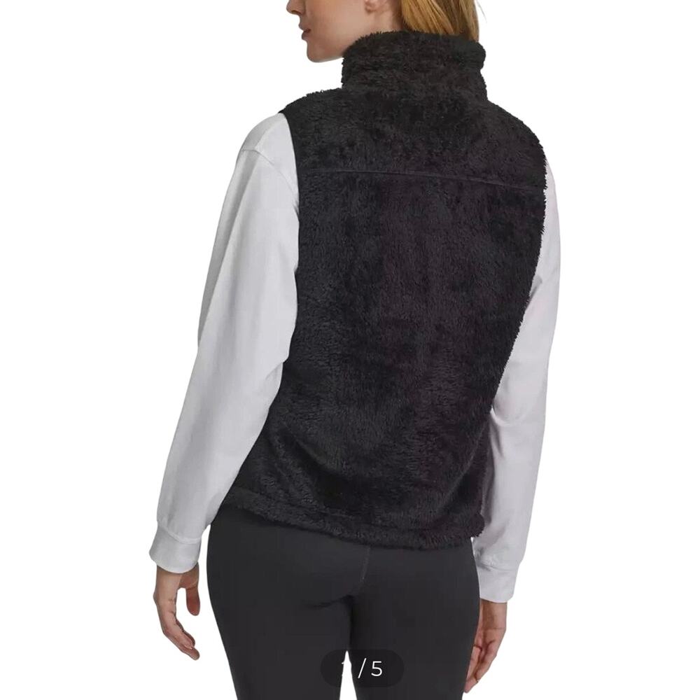 Calvin Klein Performance Women's Sherpa Vest NWT BLACK SIZE M - Picture 2 of 11